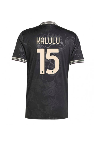 Juventus Pierre Kalulu #15 Jalkapallovaatteet Kolmaspaita 2025-26 Lyhythihainen Juventus Pierre Kalulu #15 Jalkapallovaatteet Kolmaspaita 2025-26 Lyhythihainen